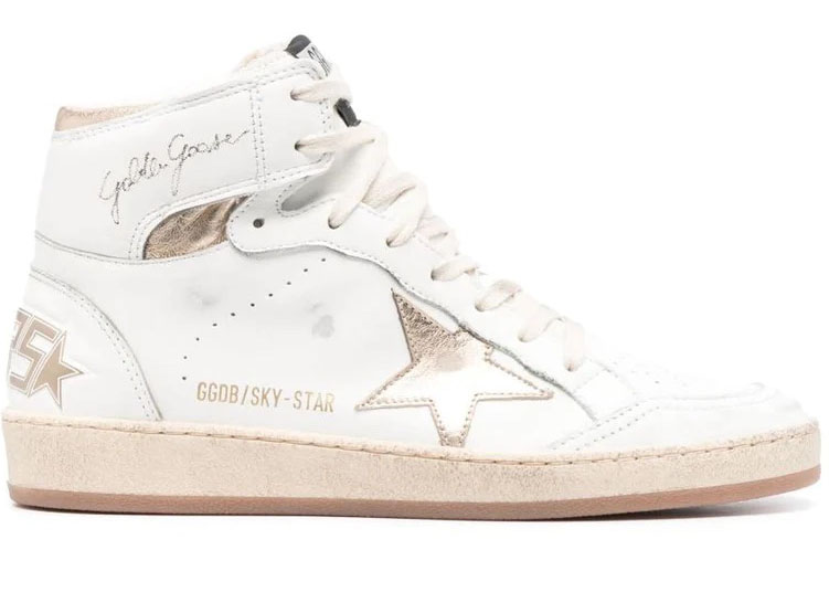 Golden Goose Sky-Star White Gold (W) - vstockx