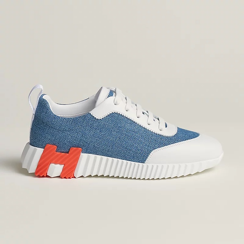 Herm��s Bouncing sneaker Bleu Clair / Blanc - vstockx