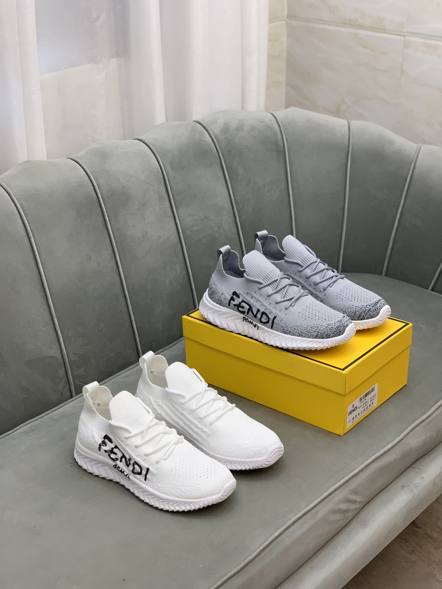 Fendi Low Top Sneakers 1 - vstockx