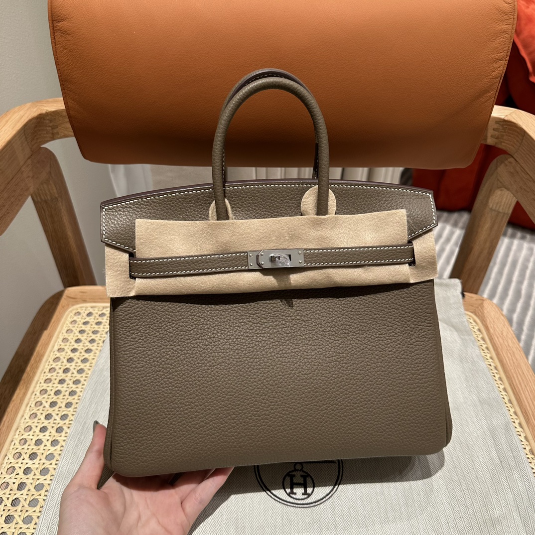 Handbags Hermes Birkin size:25 cm - vstockx