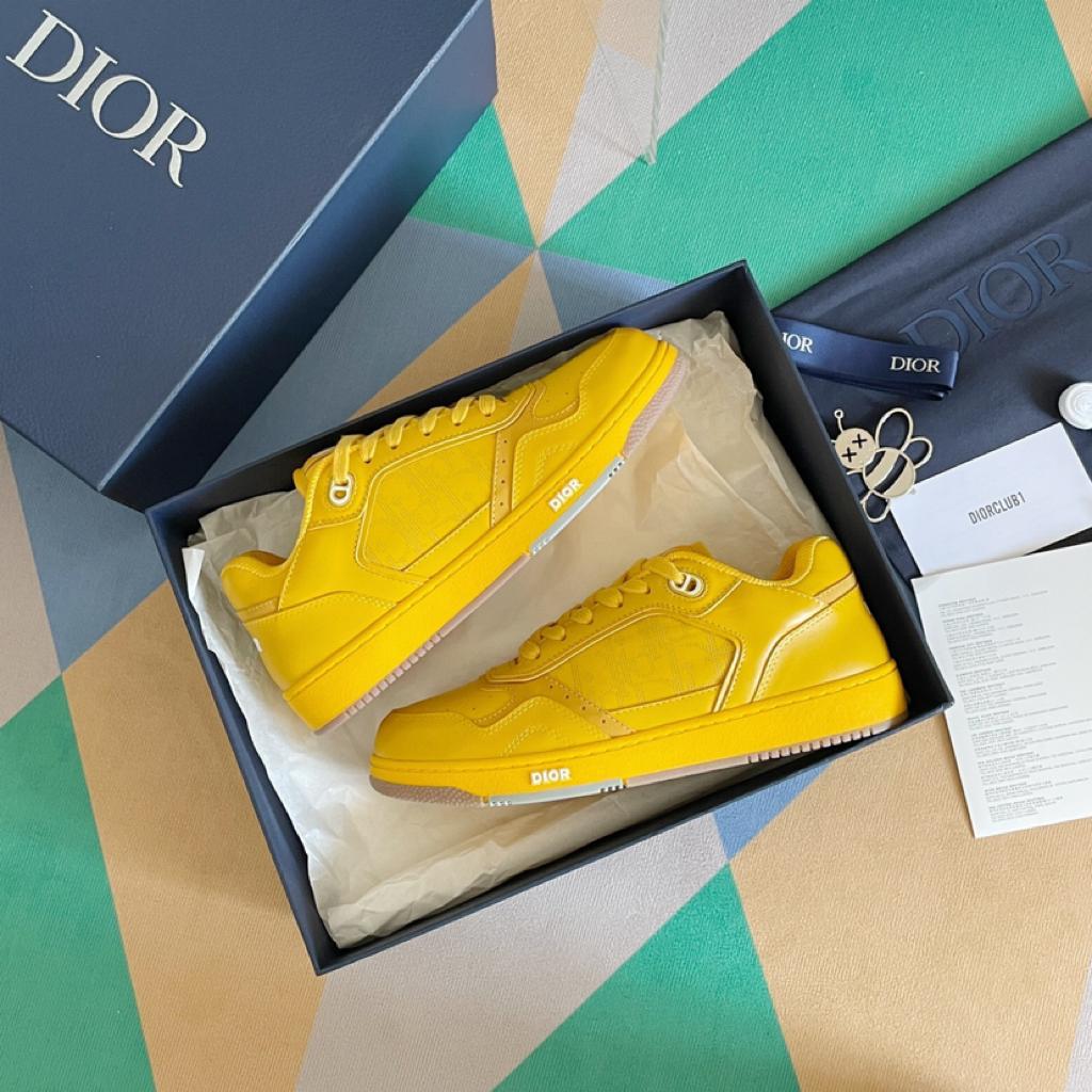 Dior B27 Low World Tour Yellow - vstockx