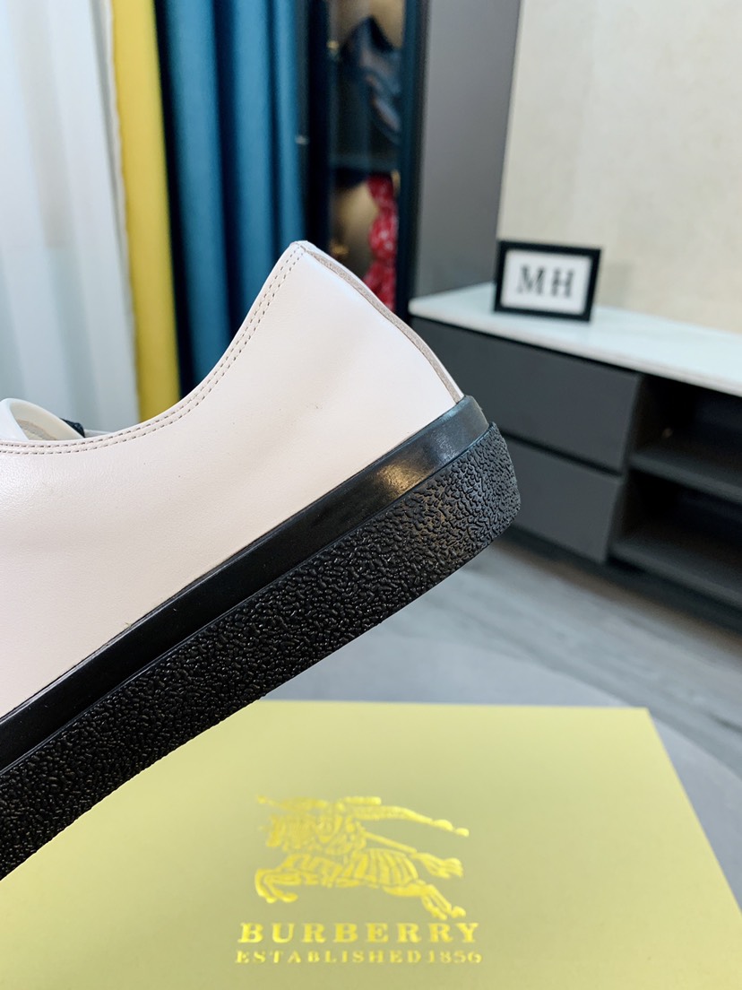 Burberry Logo Print Two-Tone White Black - vstockx