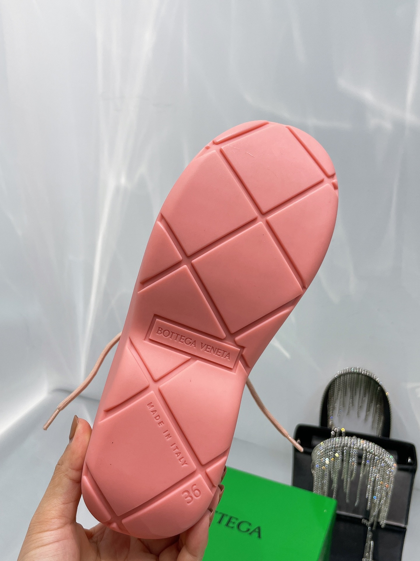 Bottega Veneta Puddle Bomber Lace-up Rubber And Shell Boots 4 - vstockx