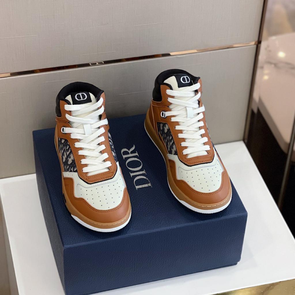 Dior B27 High Coffee Cream Black - vstockx
