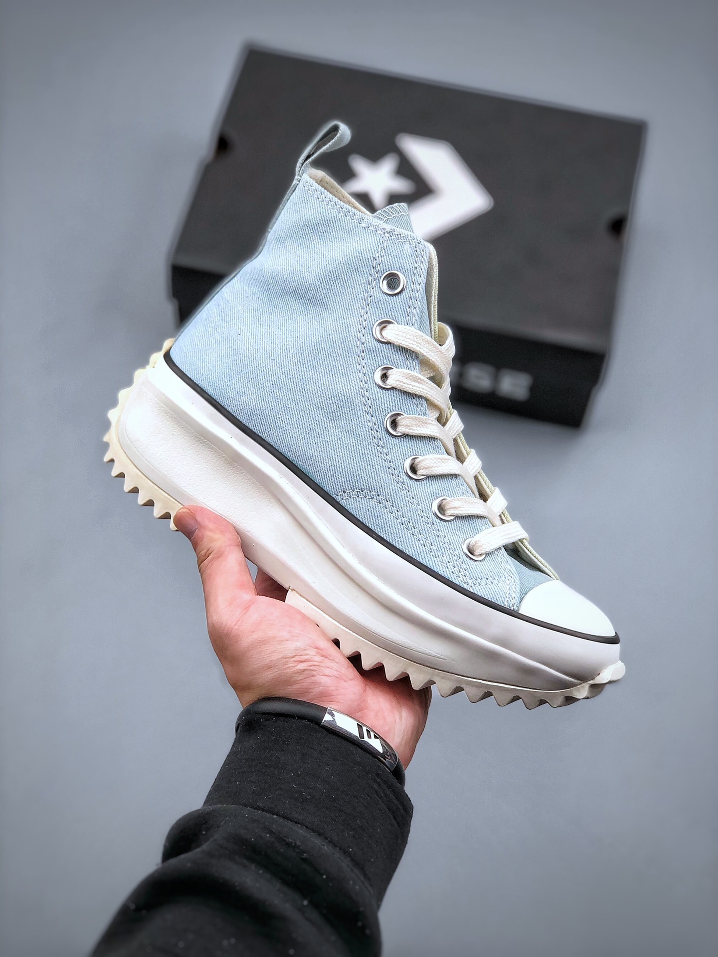 Converse Run Star Hike Hi Summer Denim (W) - vstockx