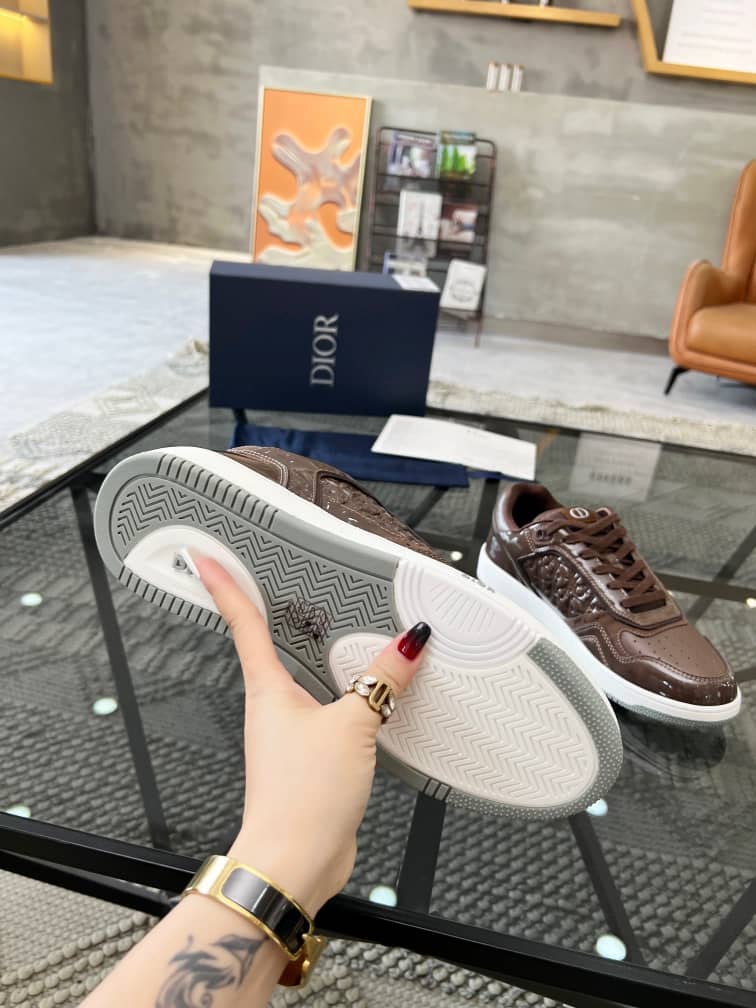 Dior B27 Low Plum Patent Dior Oblique Gravity Embossed - vstockx