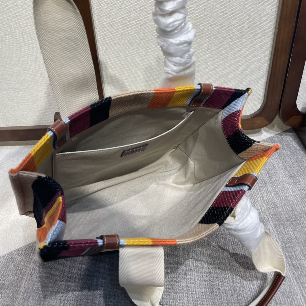 Handbags Chloe Woody 6043 size:37-26-12 cm - vstockx