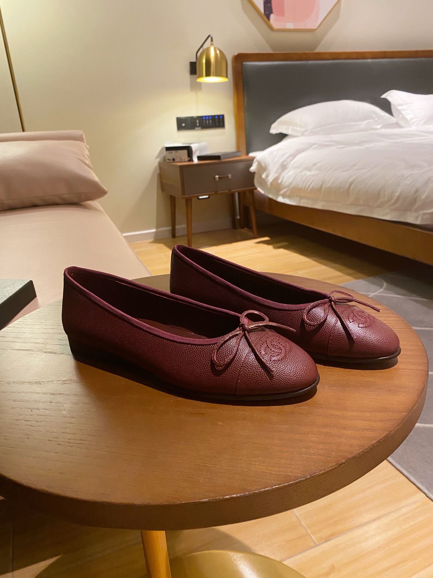 Chanel Ballerinas Fabric & Grosgrain 10 - vstockx