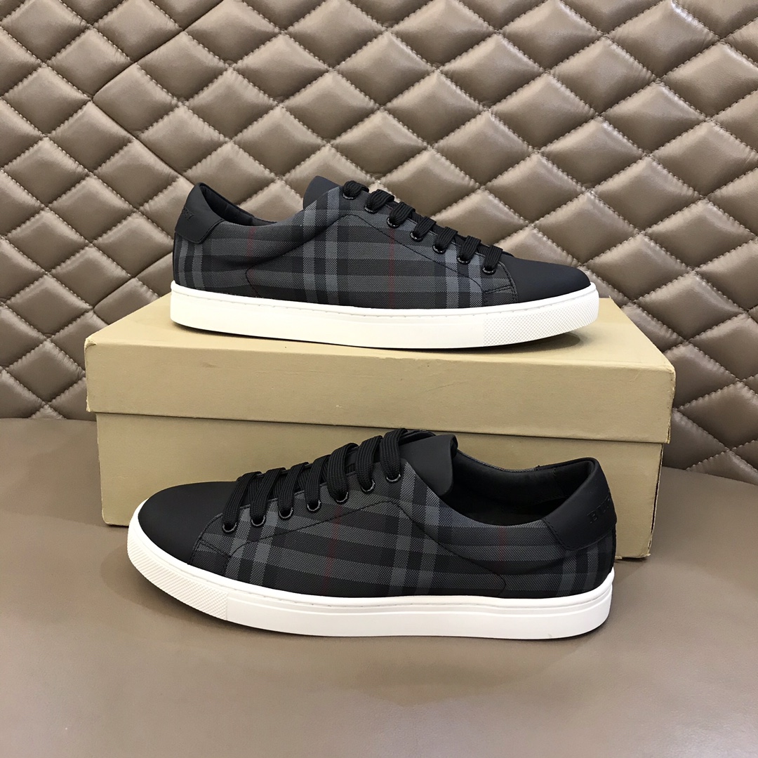 Burberry Perforated Check Sneaker 49 - vstockx