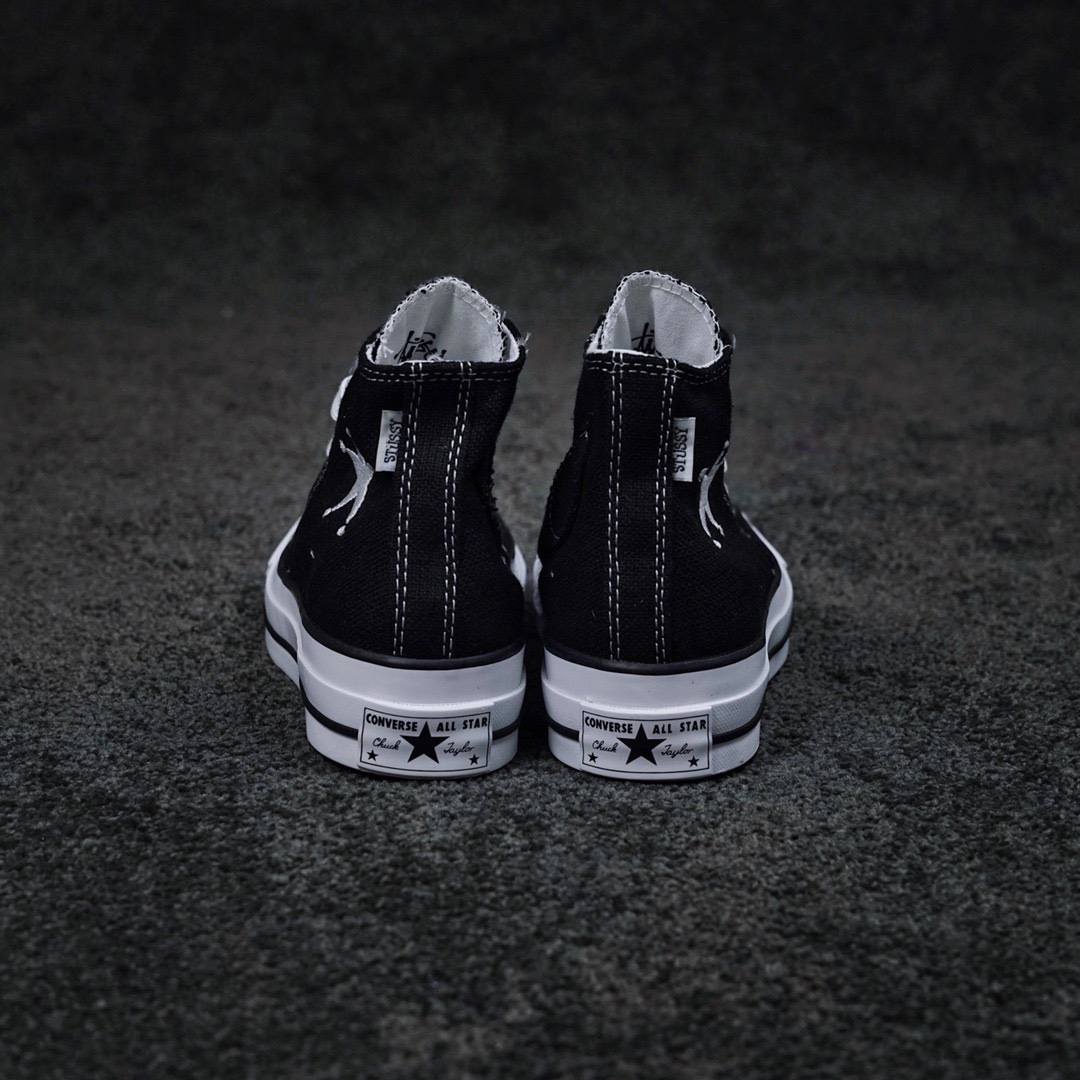 Converse Chuck Taylor All-Star 70 Hi Stussy Black - vstockx