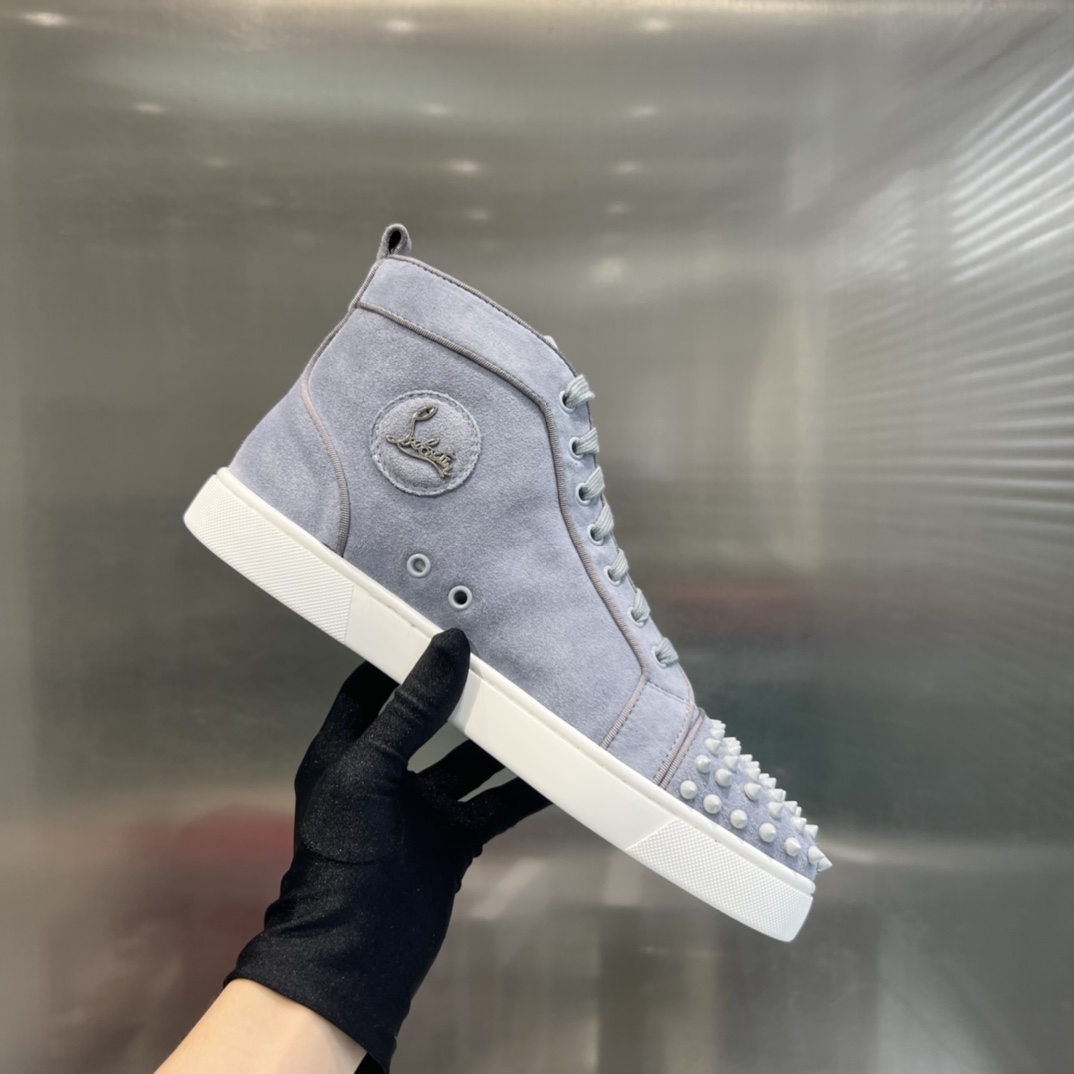 Christian Louboutin Louis Junior Spikes Orlato Flat Sneakers 69 - vstockx