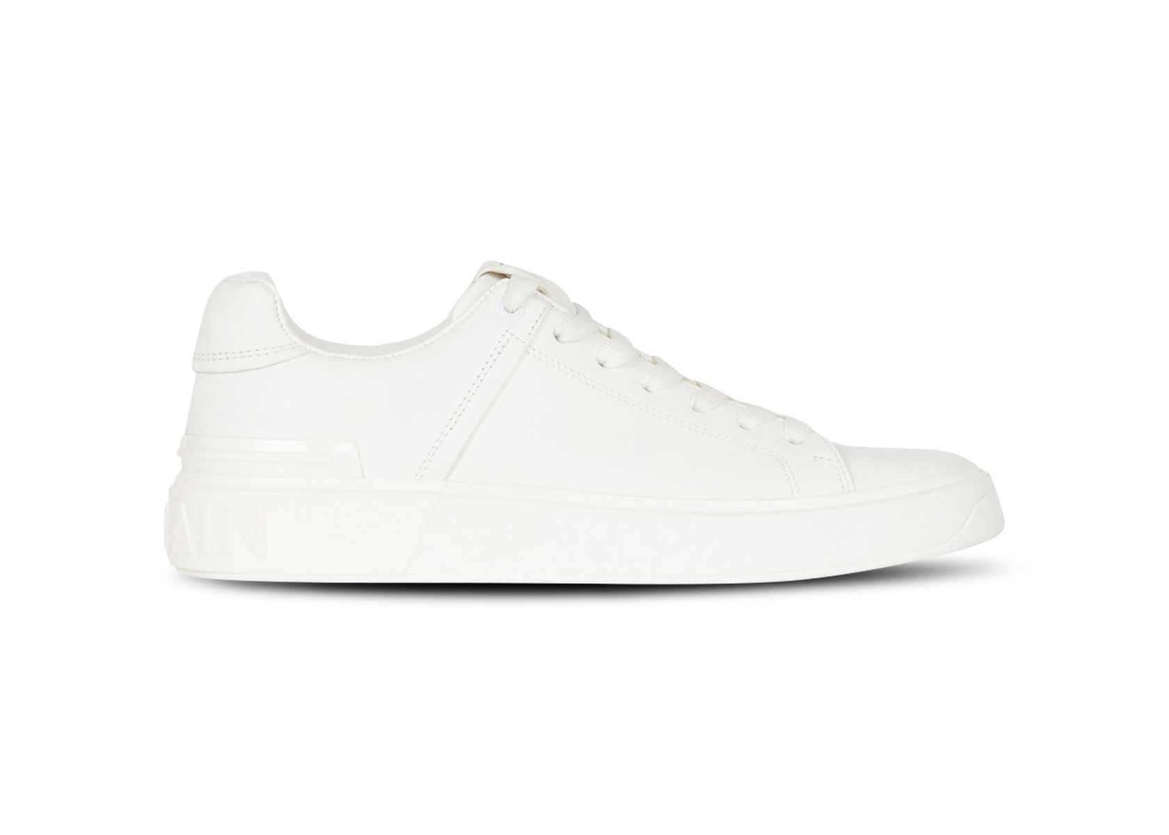 Balmain B-Court Low-Top White - vstockx