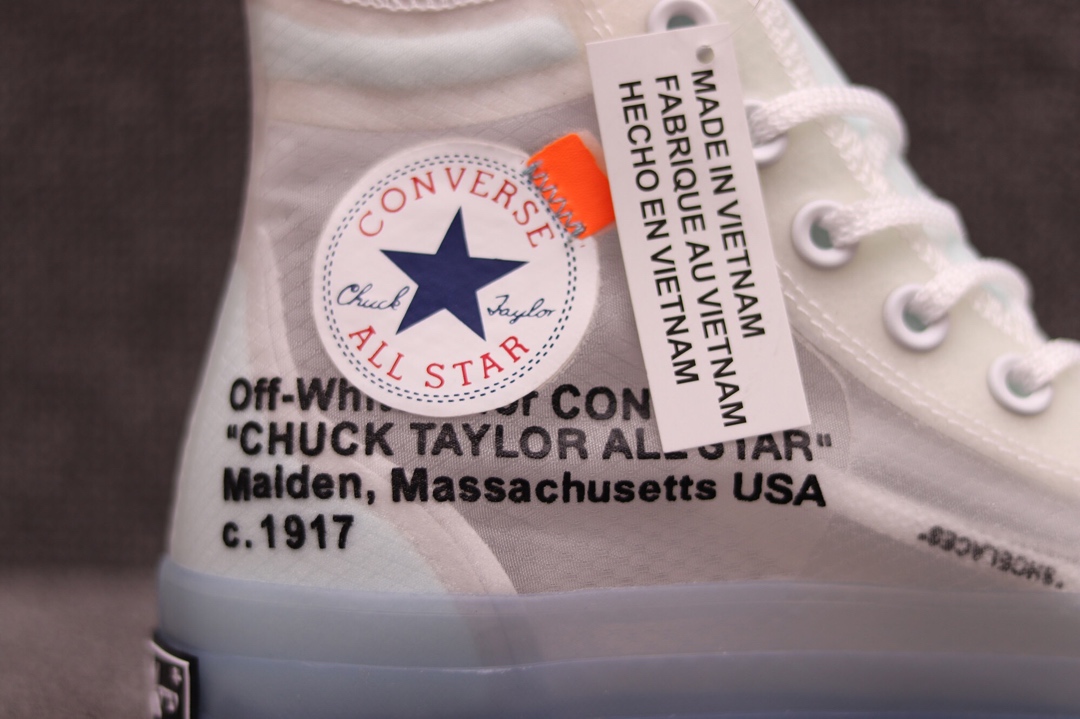 Converse Chuck Taylor All-Star Vulcanized Hi Off-White - vstockx