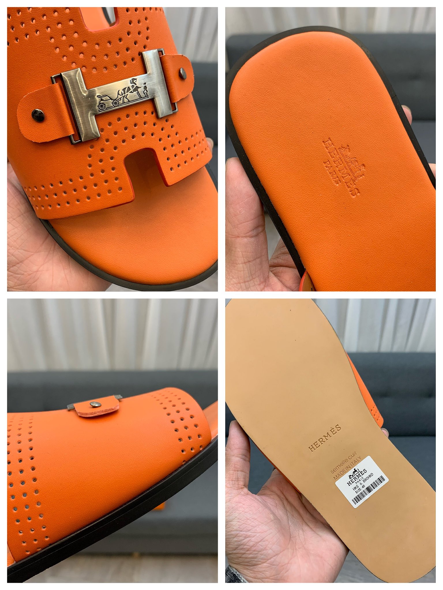 Hermes Sandals 34 - vstockx