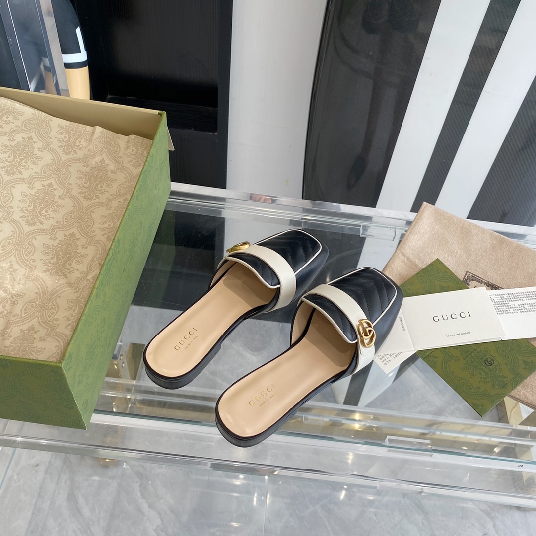 Gucci Leather slipper Women 9 - vstockx