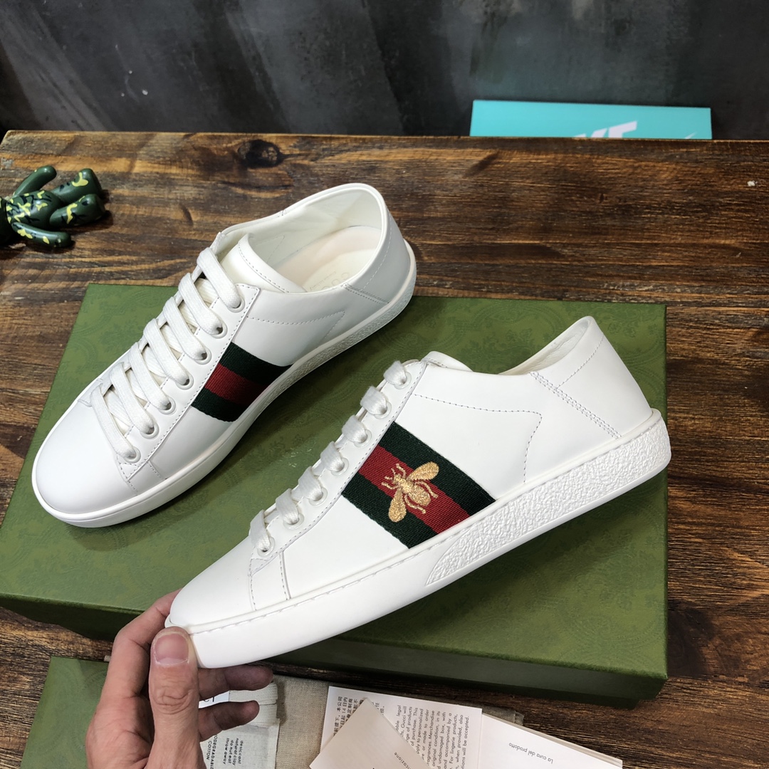 Gucci Ace Fold Down Bee (W) - vstockx