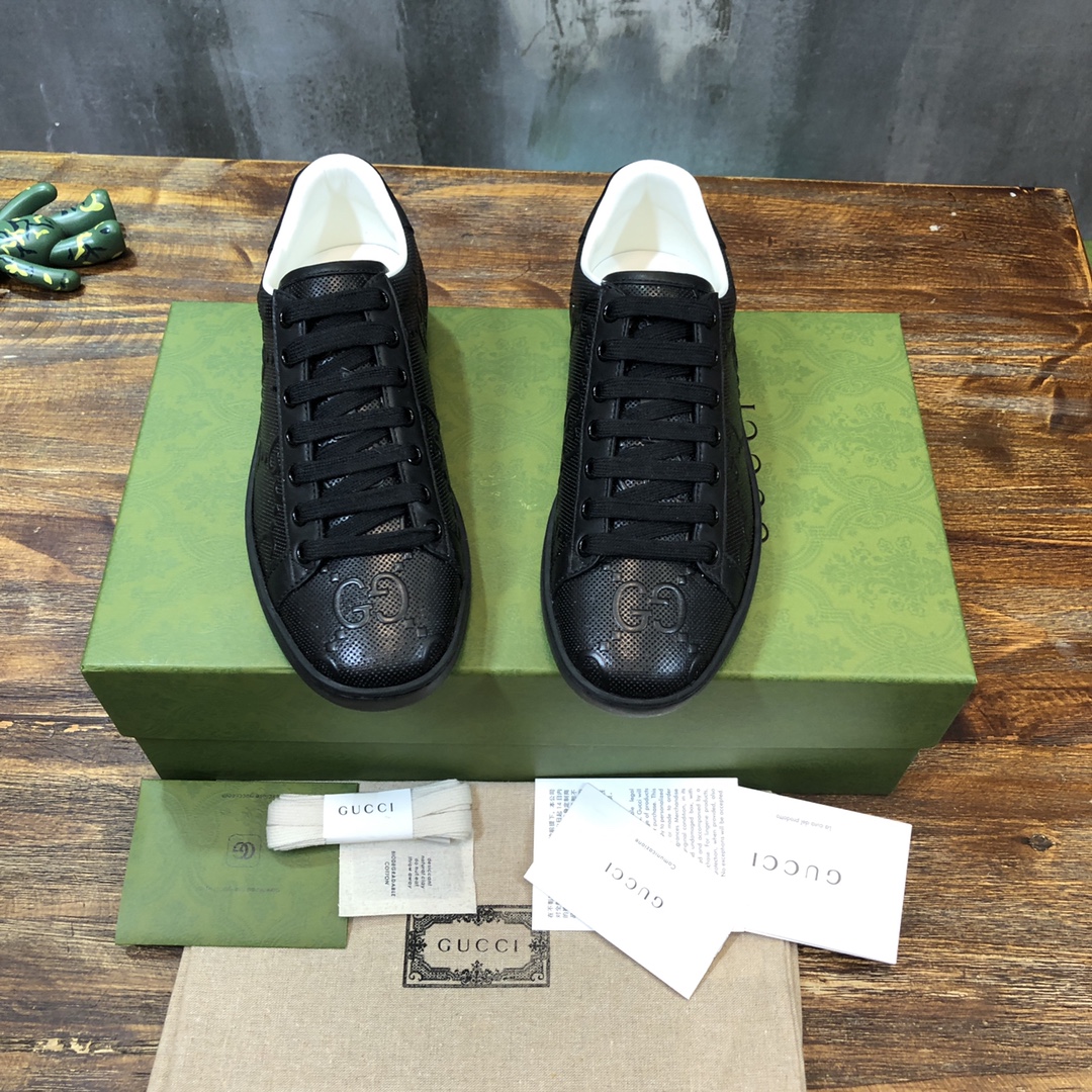 Gucci Ace Black GG - vstockx