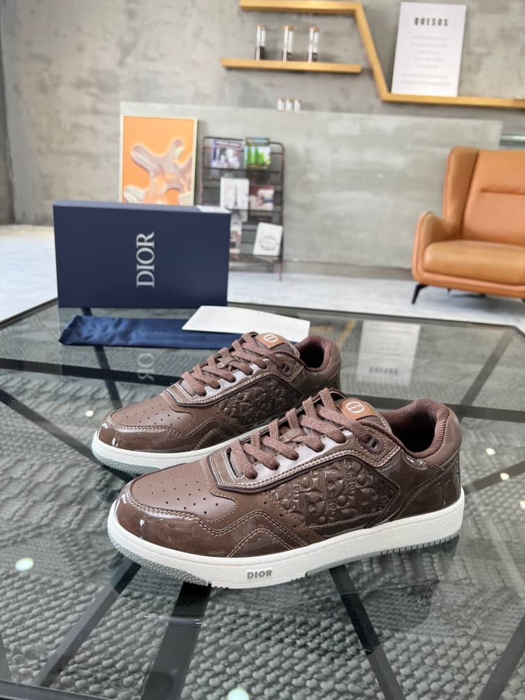 Dior B27 Low Plum Patent Dior Oblique Gravity Embossed - vstockx