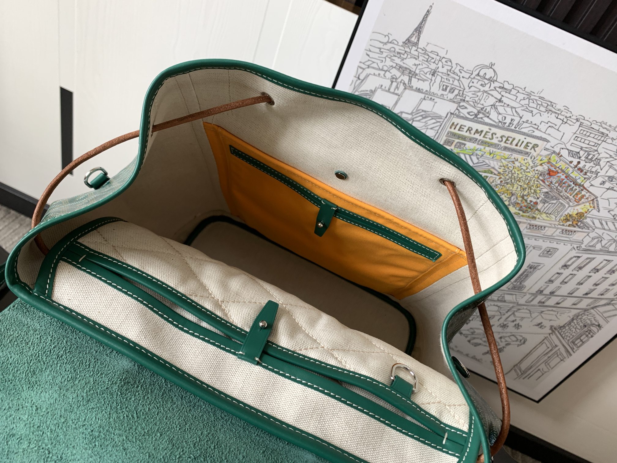 Handbags Goyard Alpin 020193 size:39*15.5*32 cm - vstockx