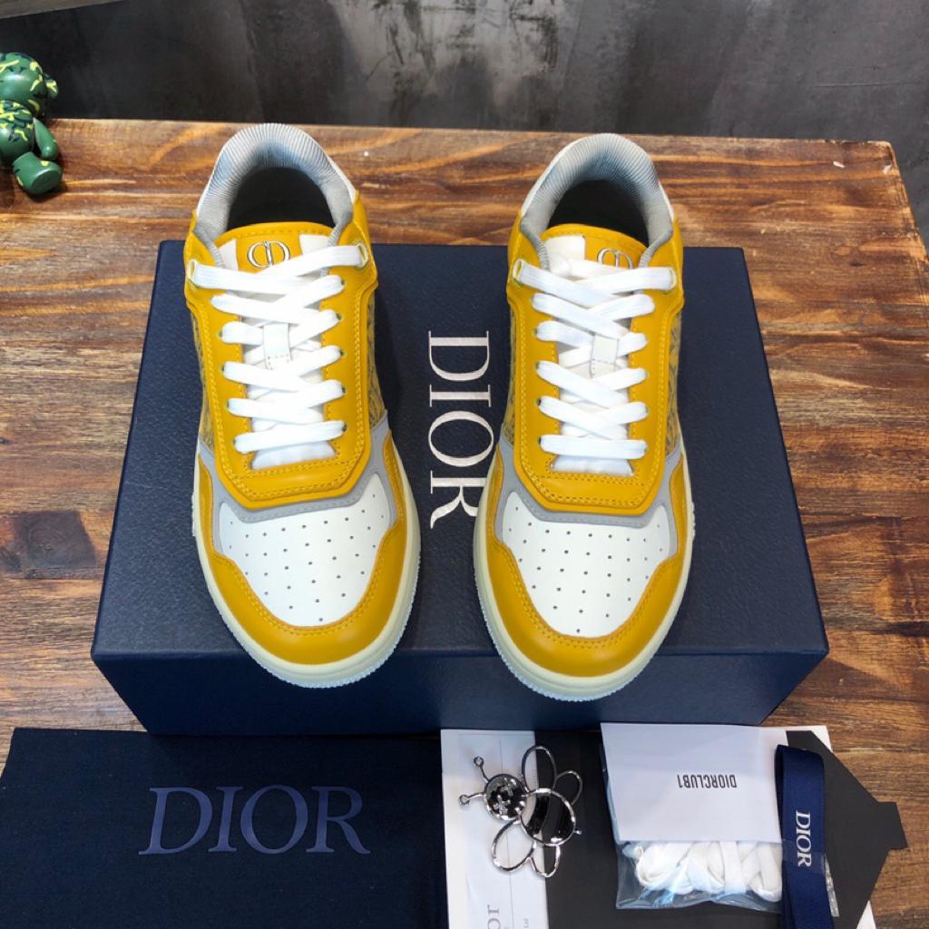 Dior B27 Low Gold-Tone White Grey - vstockx