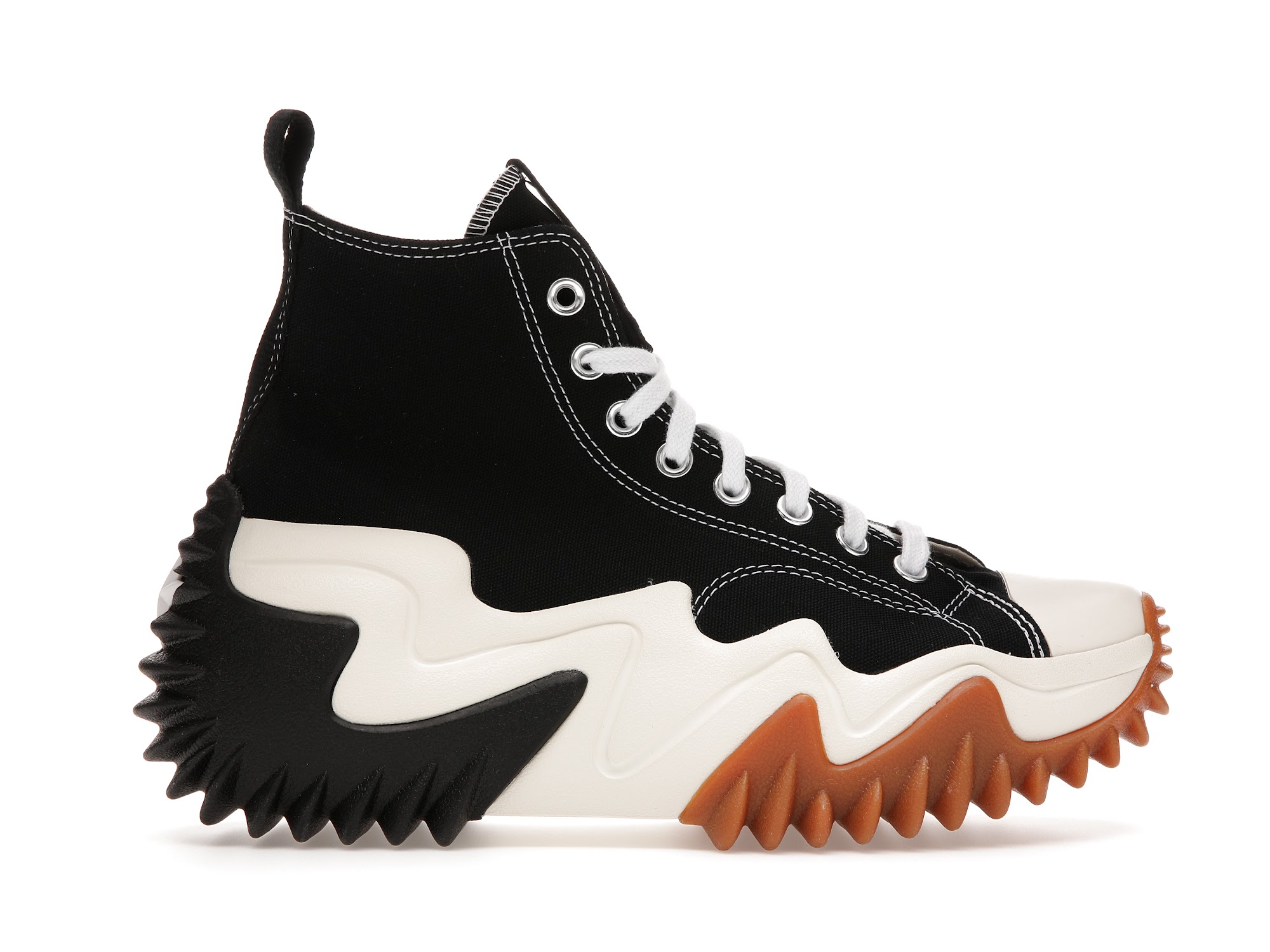 Converse Run Star Motion Black White Gum - vstockx
