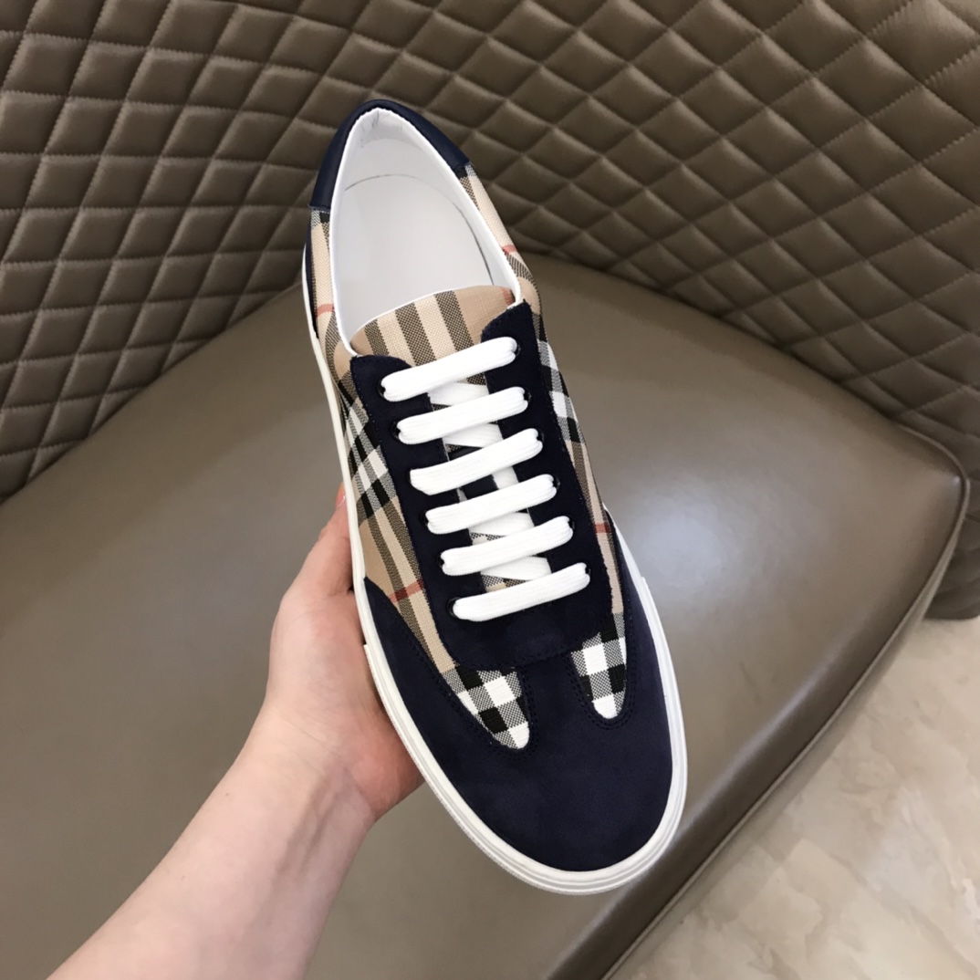 Burberry Perforated Check Sneaker 53 - vstockx