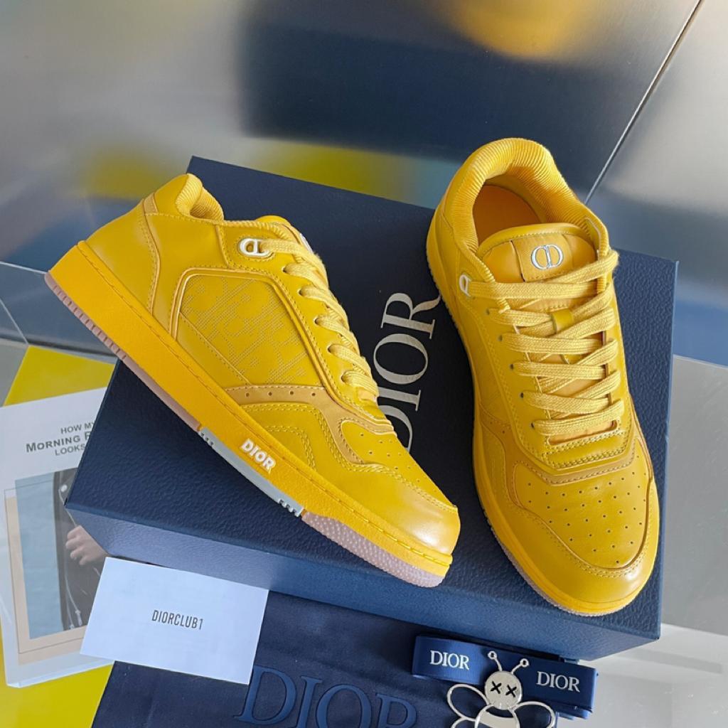 Dior B27 Low World Tour Yellow - vstockx