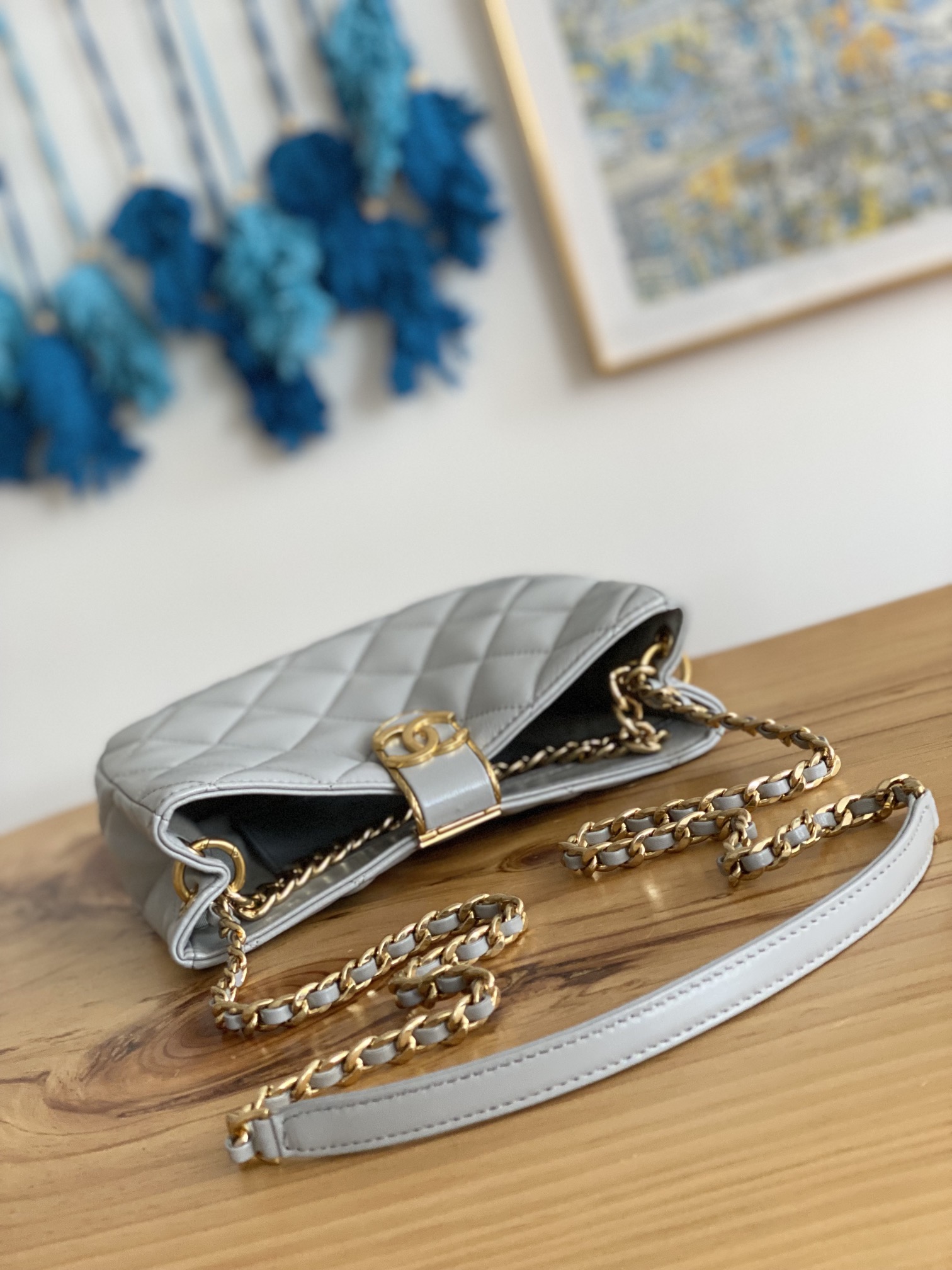 Handbag Chanel 3476 size 17*23*7* cm - vstockx