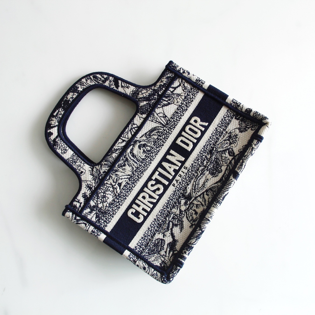 Handbags Dior Book mini Tote 8001 size:22.5*24*8 cm - vstockx