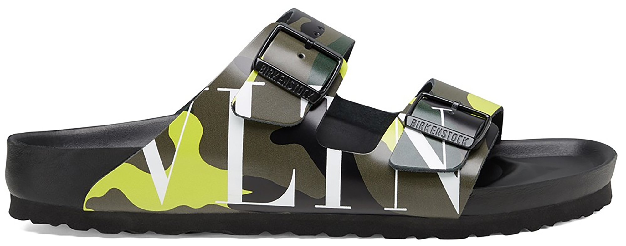 Birkenstock Arizona Valentino Army Green Lime - vstockx