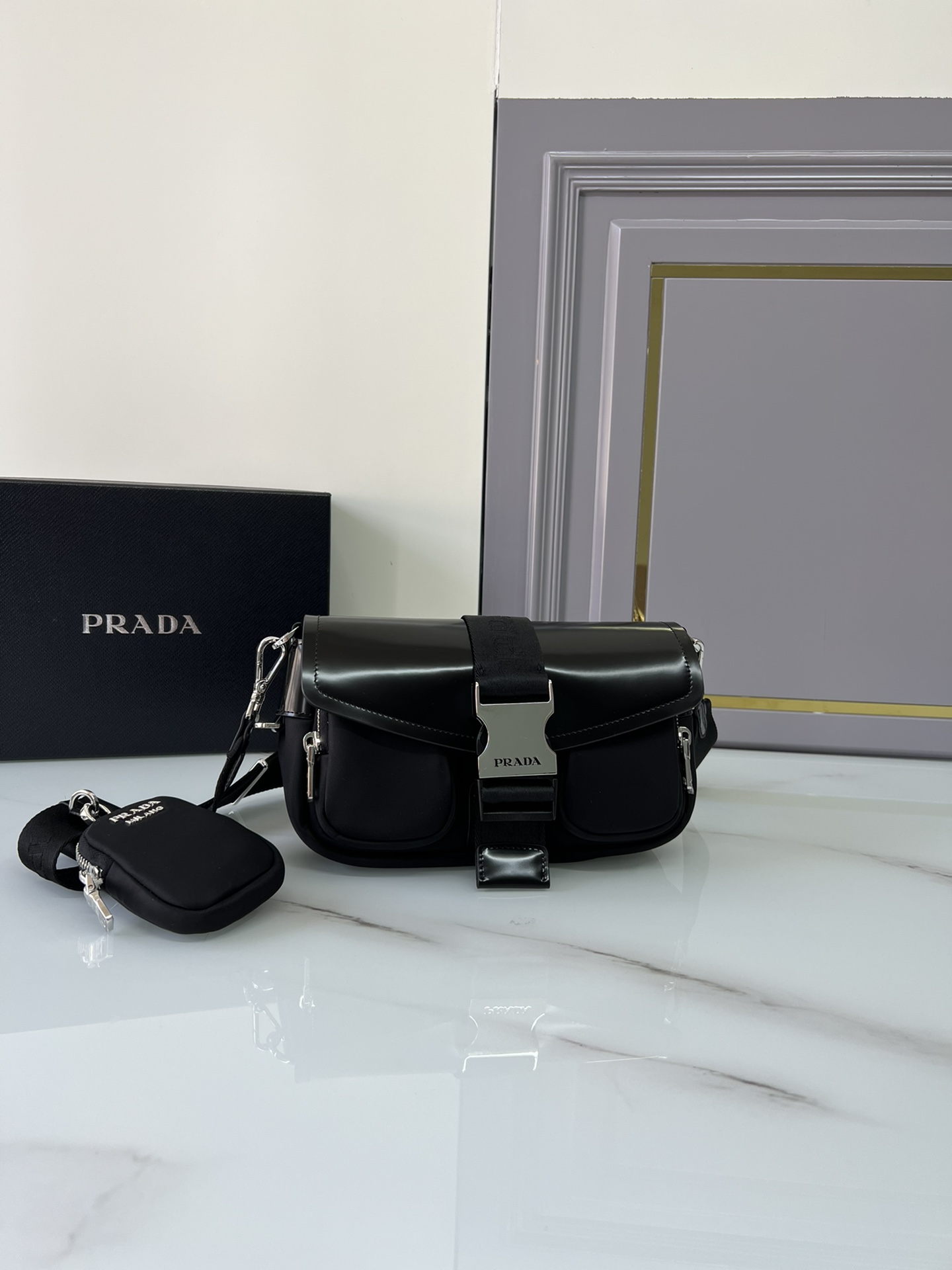 handbags prada 1BD295 23*12.5*5.5 - vstockx