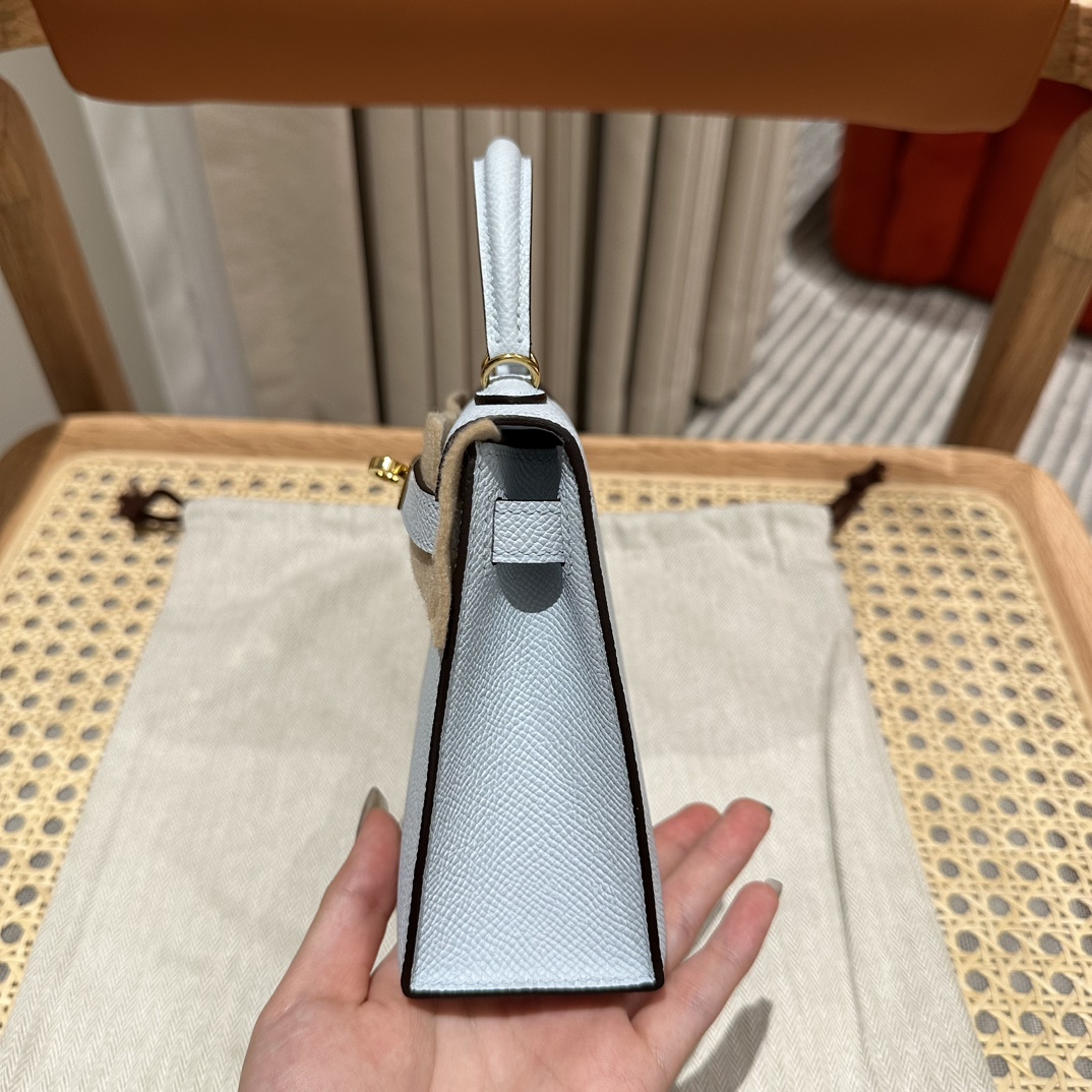 Handbags Hermes mini Kelly size:19cm - vstockx