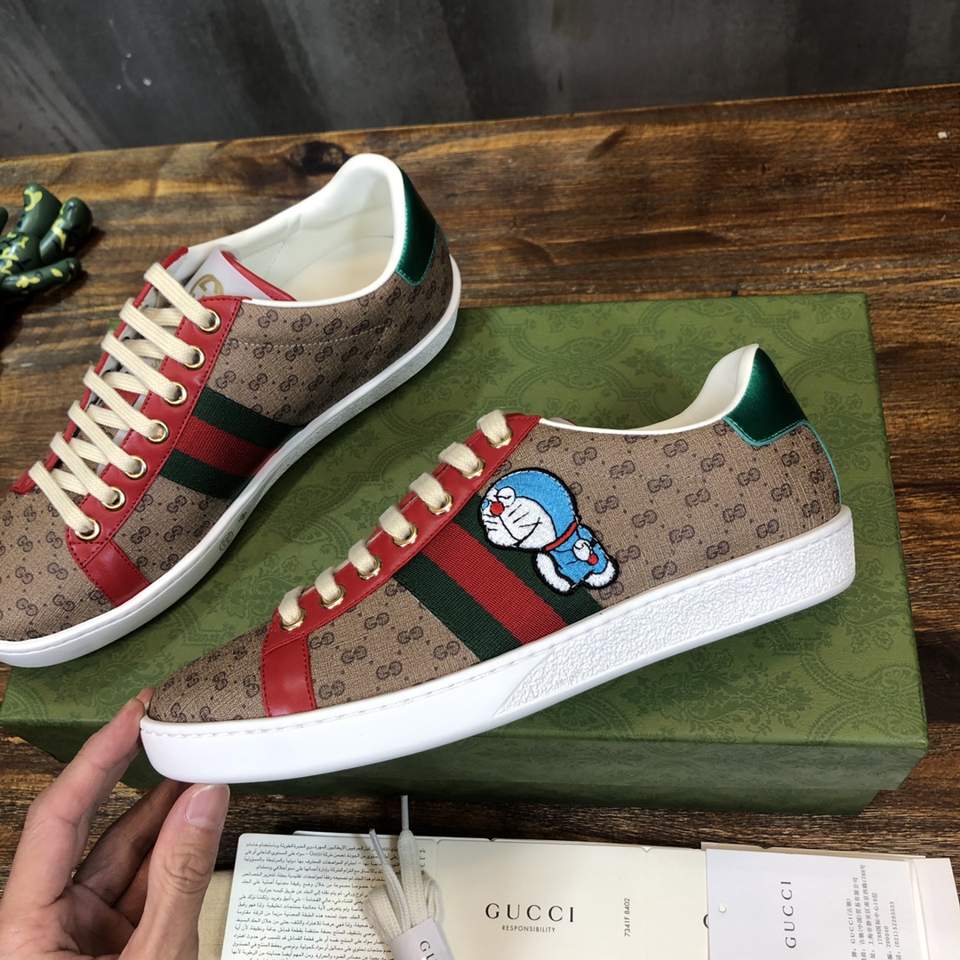 Gucci x Doraemon Ace Monogram - vstockx