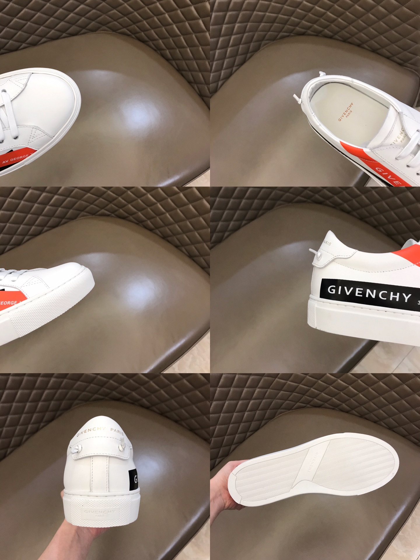 Givenchy Urban Street Logo-print Leather Sneakers 24 - vstockx