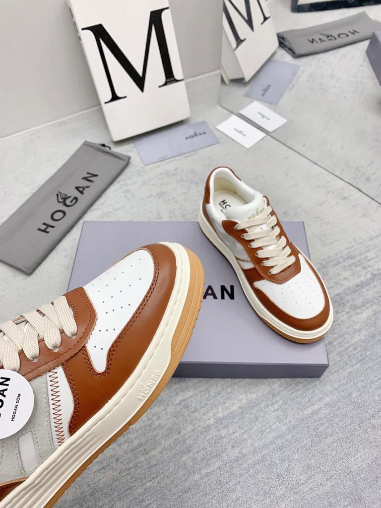 Hogan H630 White Grey Brown - vstockx