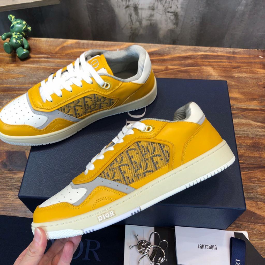 Dior B27 Low Gold-Tone White Grey - vstockx
