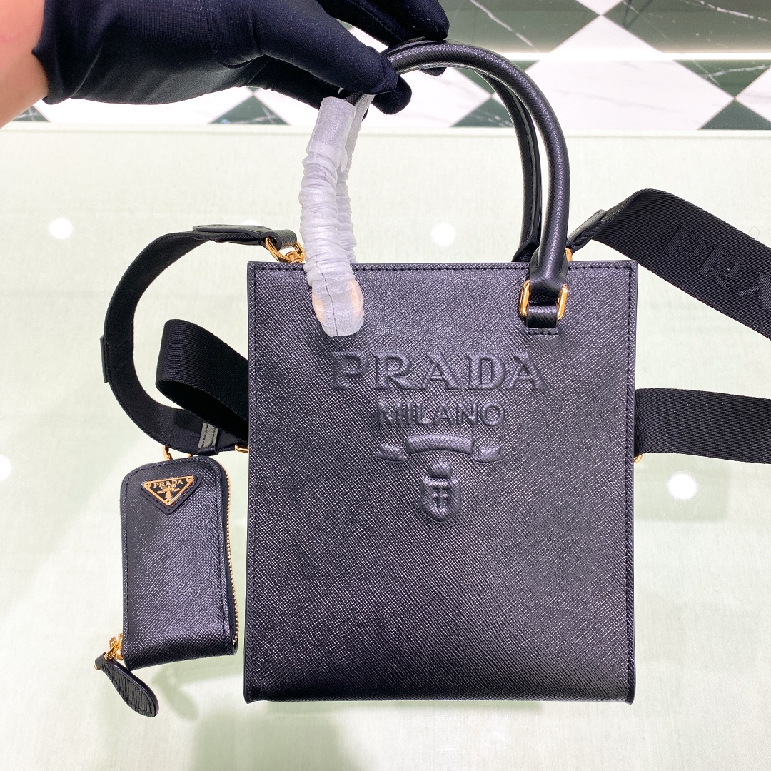 handbags prada 1BA333 size:19*17*6cm - vstockx