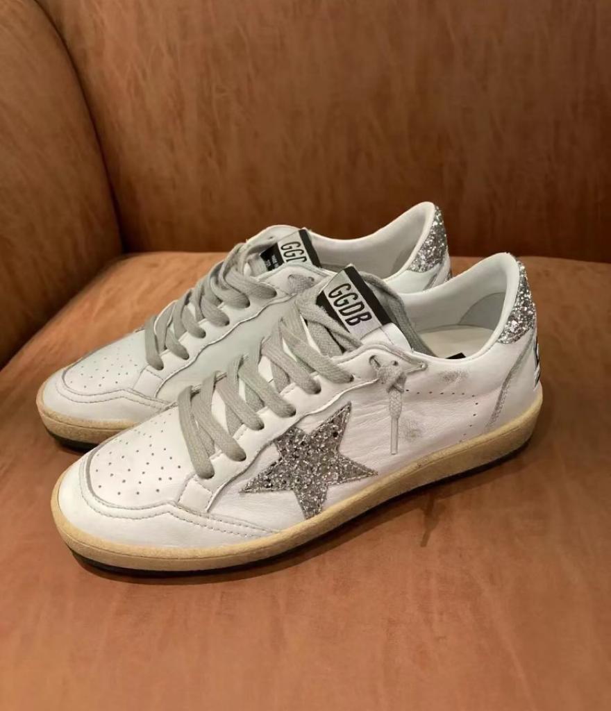 Golden Goose Superstar distressed-finish sneakers 35 - vstockx