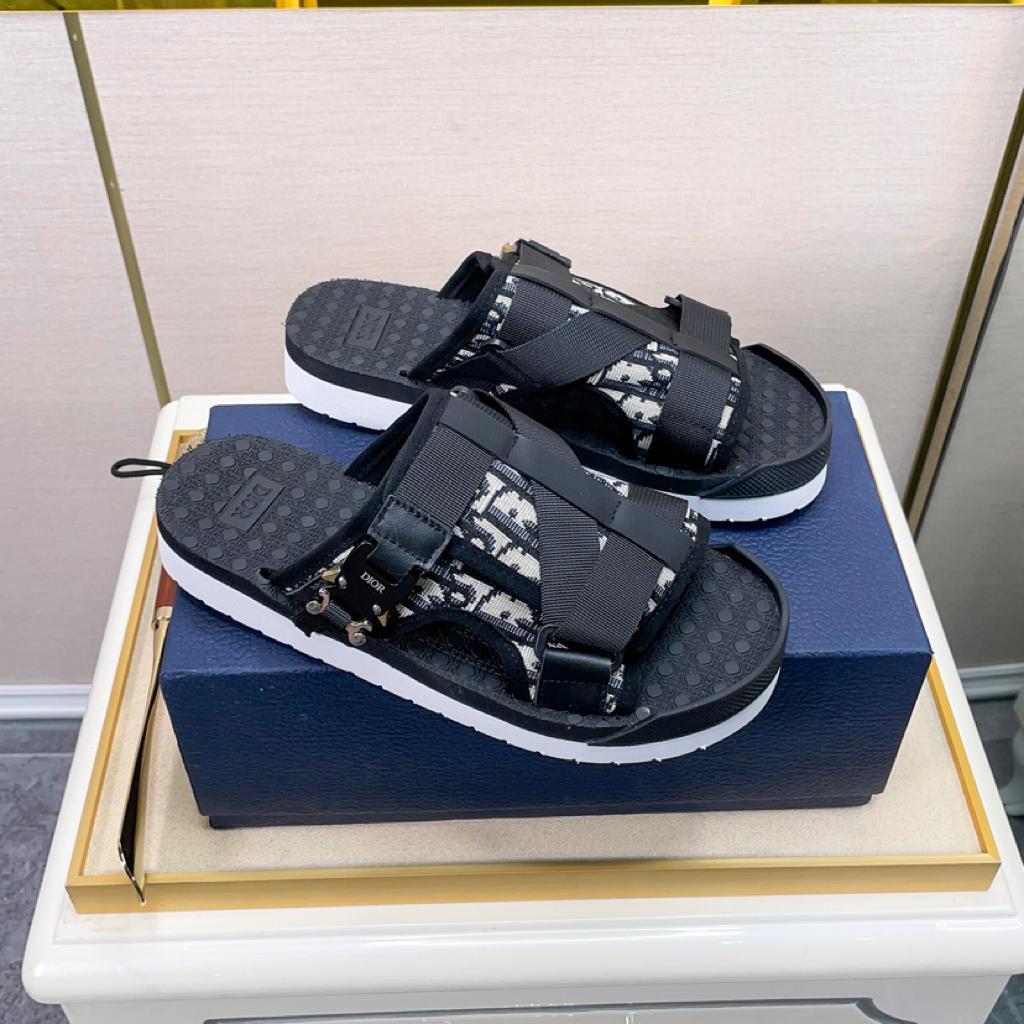 Dior Alpha Sandal Oblique - vstockx