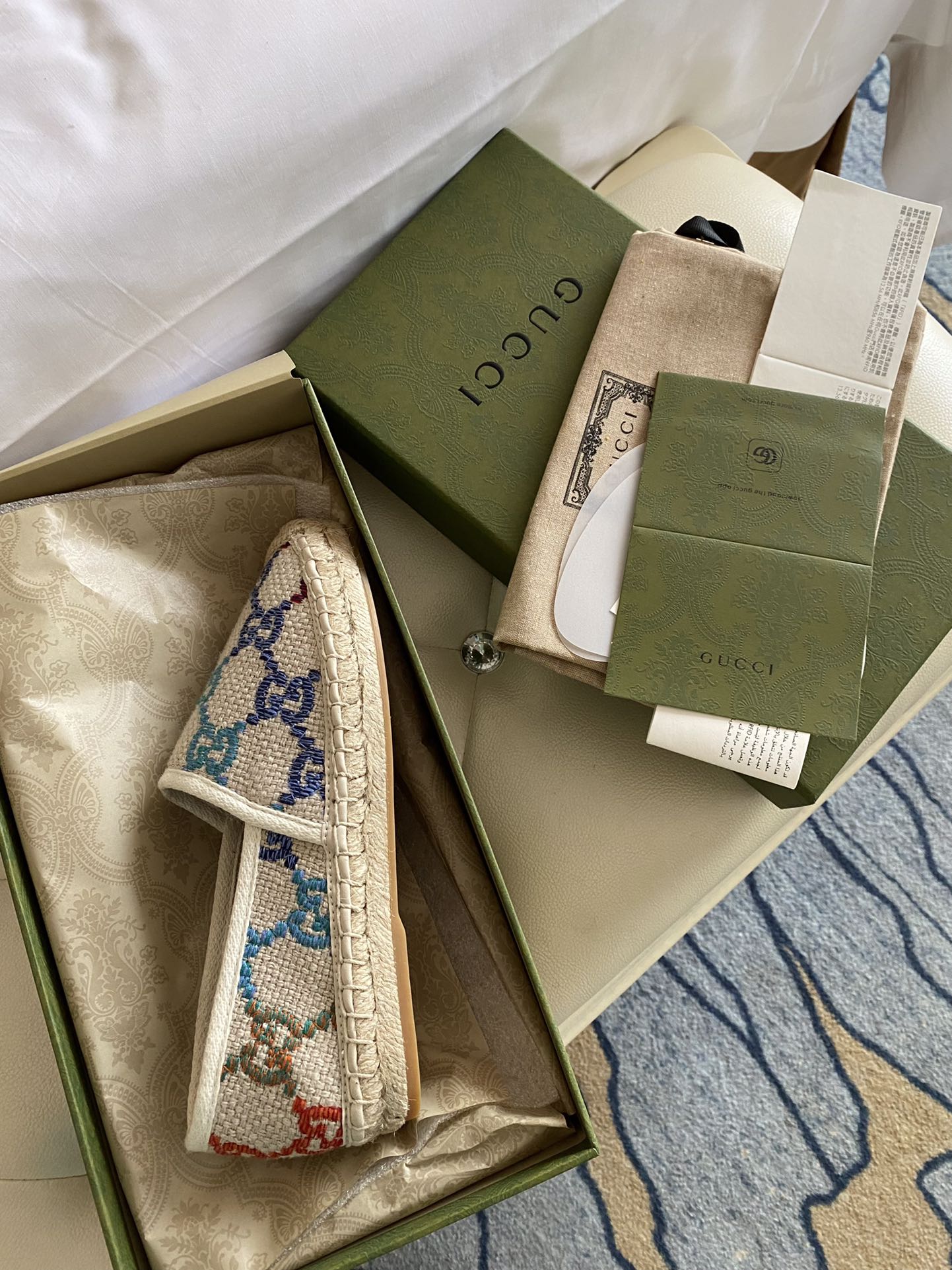 Gucci Leather espadrille with Double G WOMEN 2 - vstockx