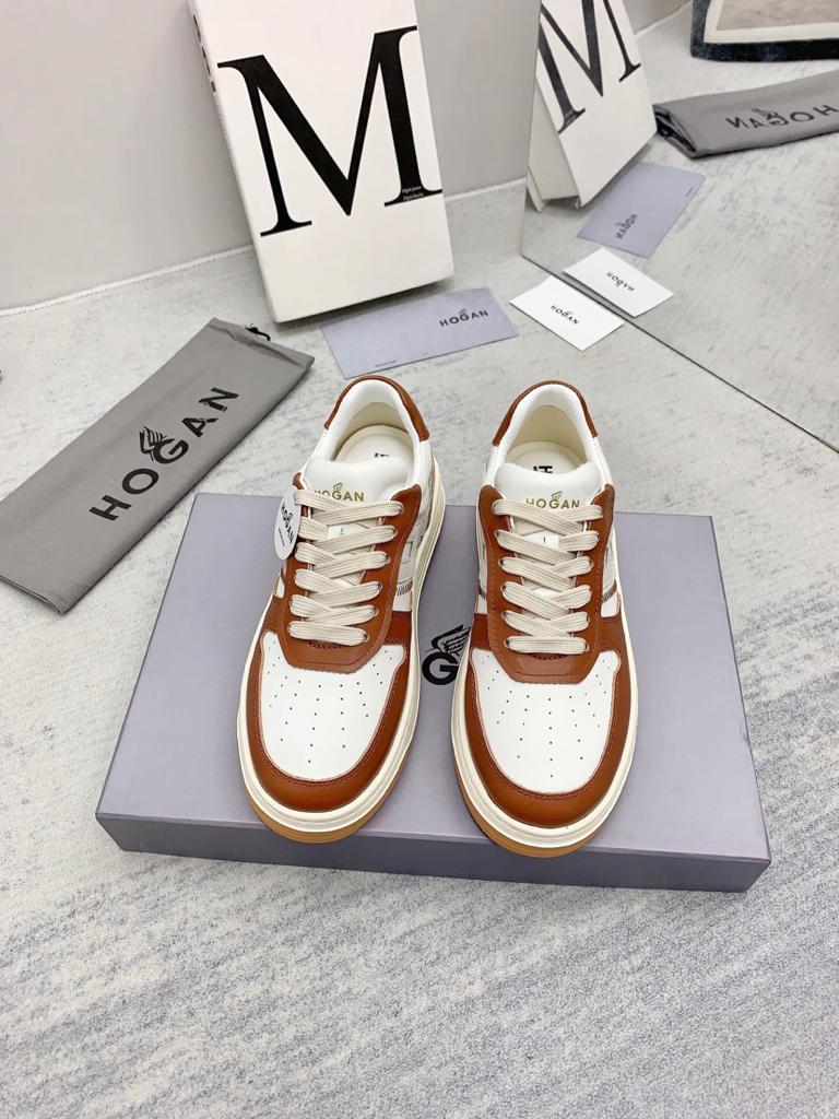 Hogan H630 White Grey Brown - vstockx