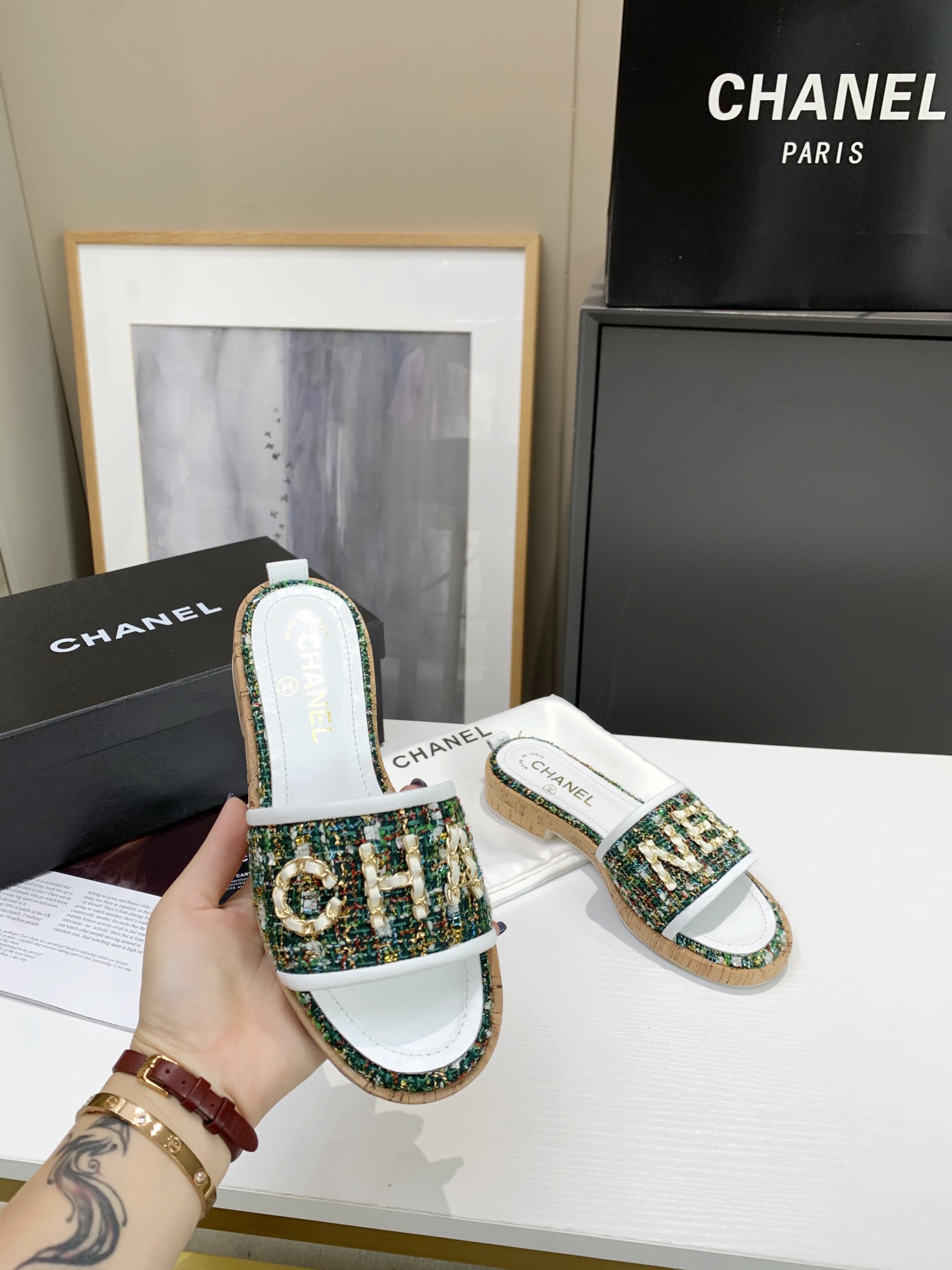 Chanel Slides 23 - vstockx