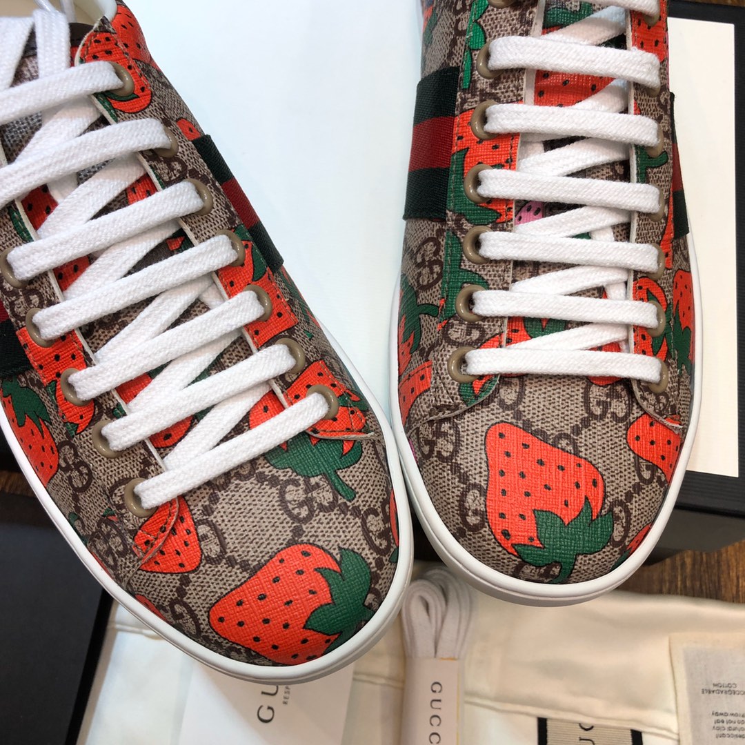 Gucci Ace Strawberry - vstockx