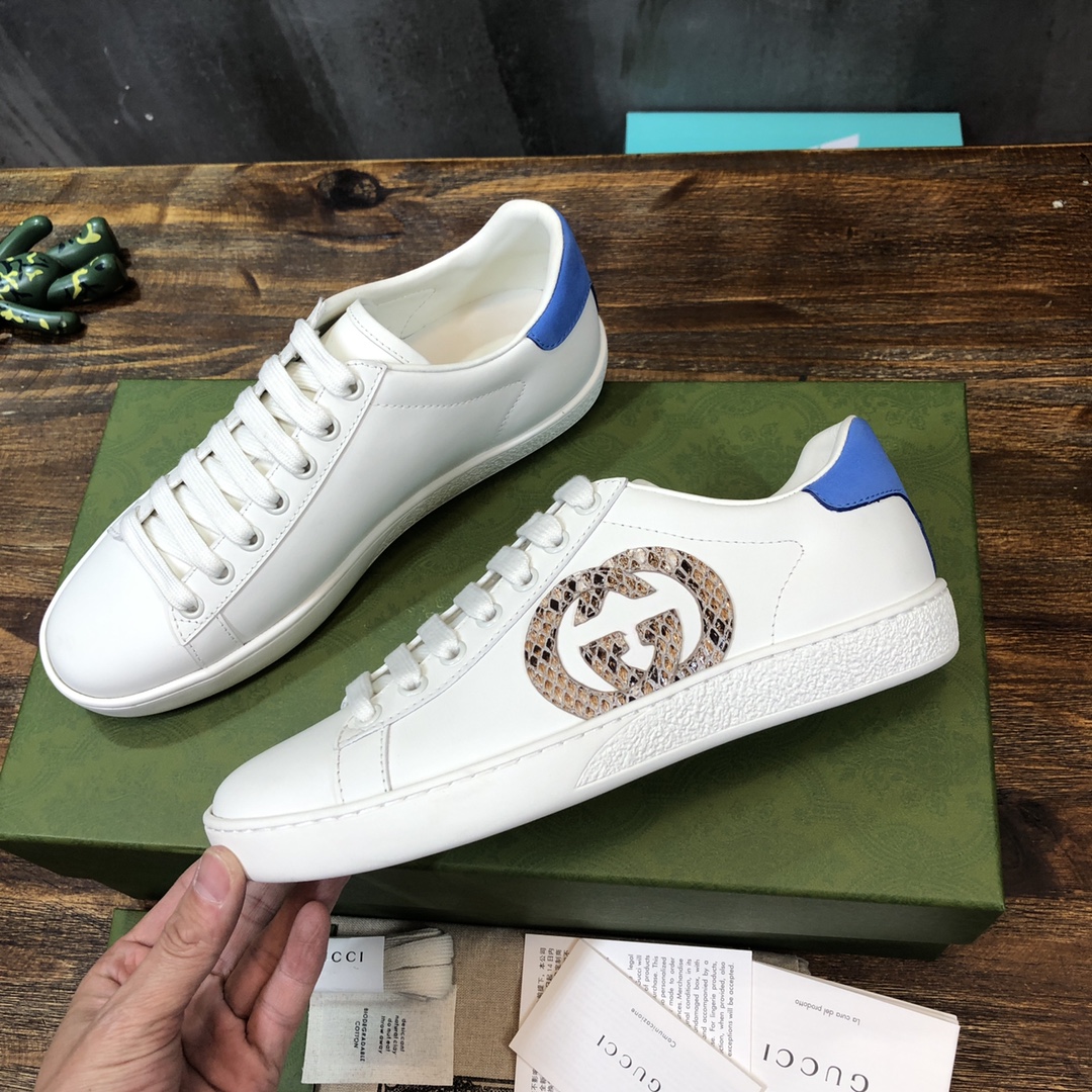 Gucci Ace Interlocking GG Snake (W) - vstockx
