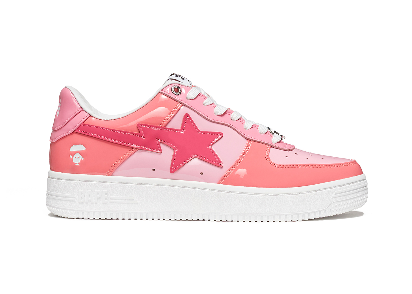A Bathing Ape Bape Sta Low Color Camo Combo Pink - vstockx