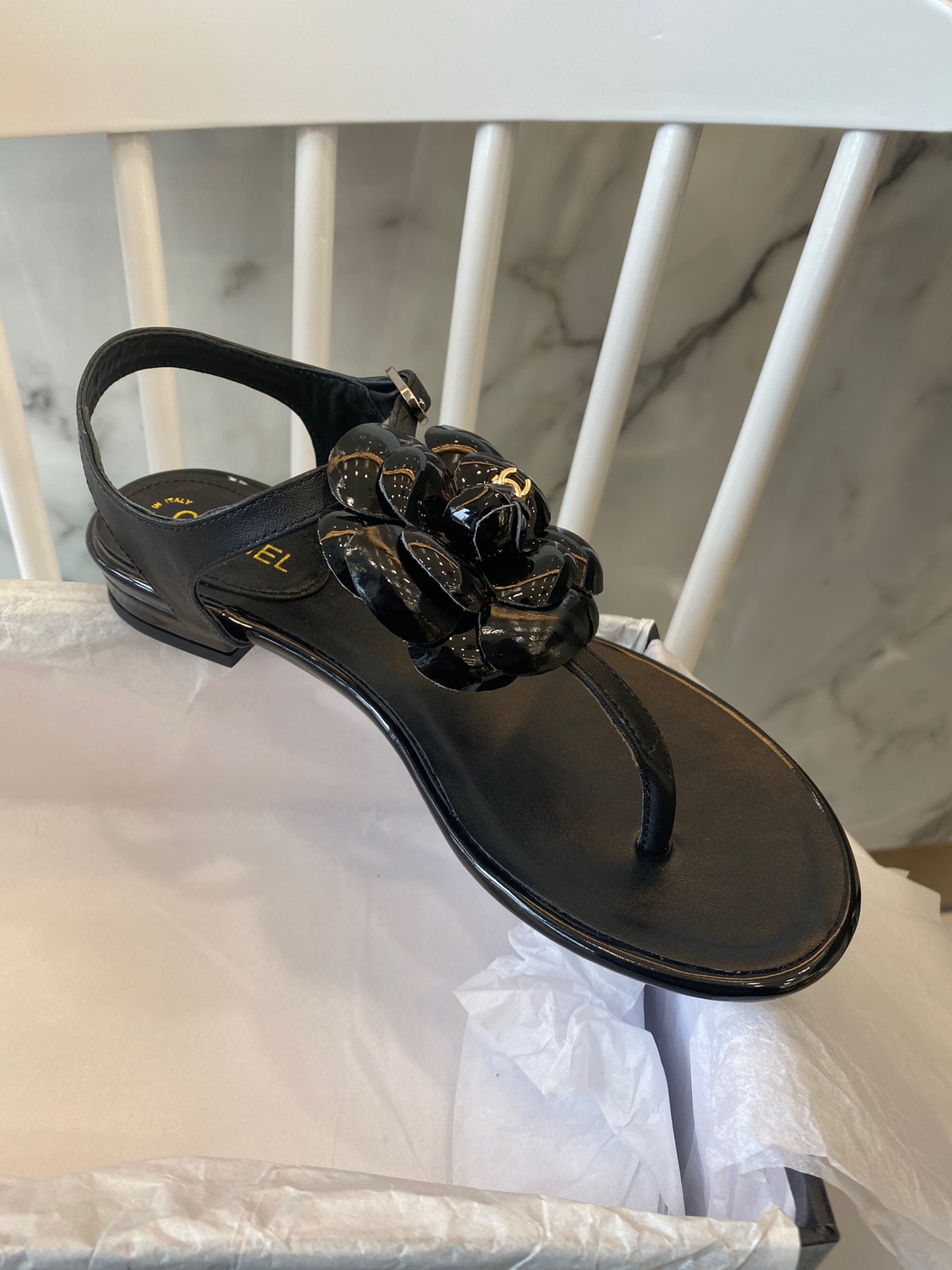 Chanel Slides 34 - vstockx