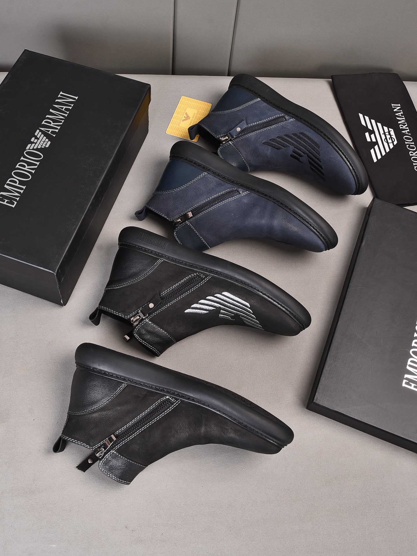 Armani High Top Sneaker 1 - vstockx