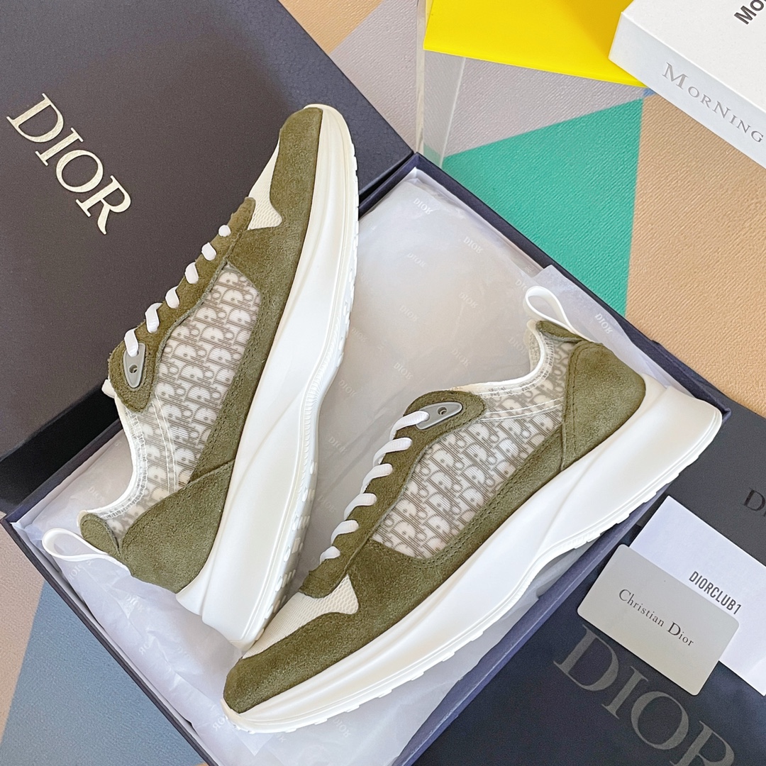 Dior B25 Runner Olive - vstockx