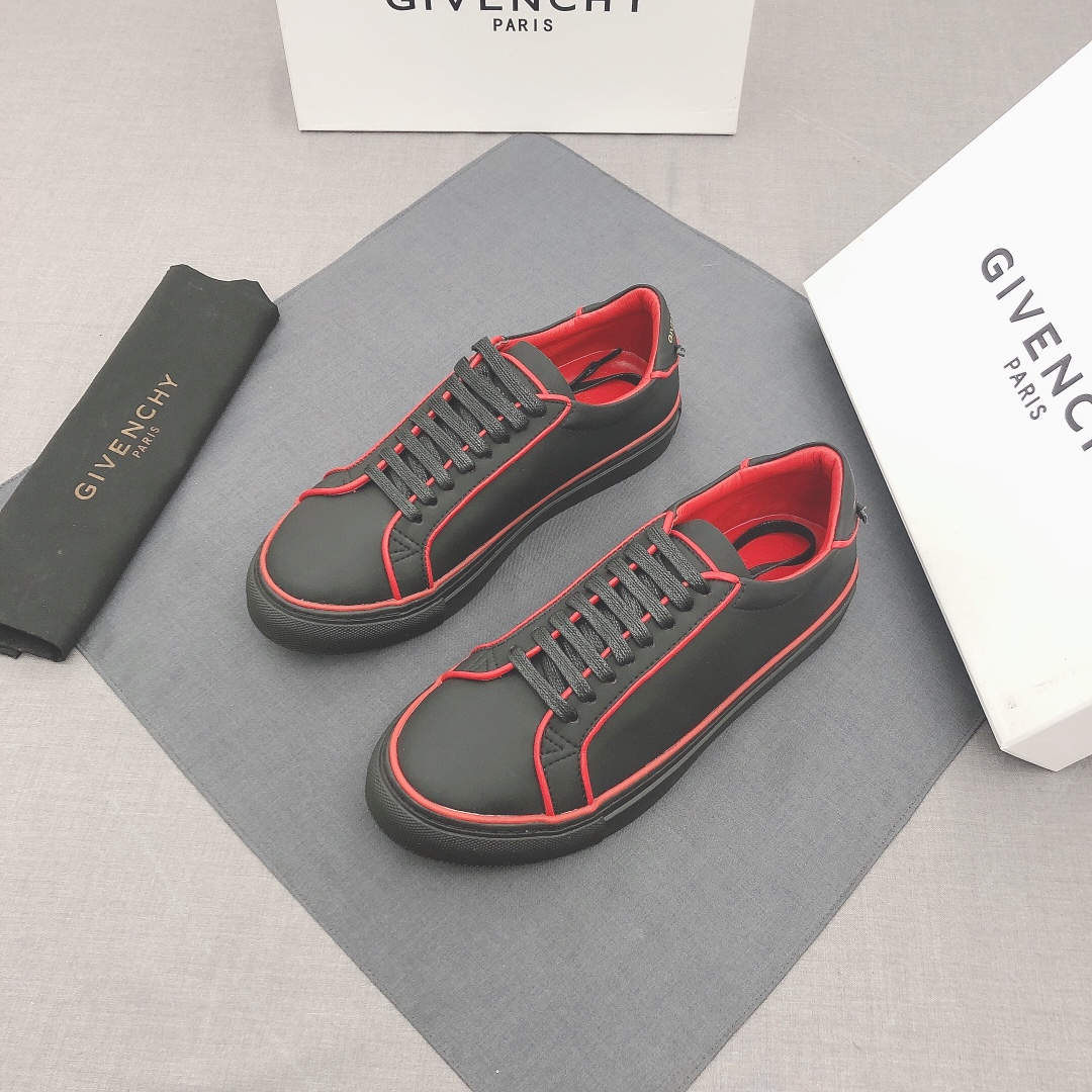 Givenchy Urban Street Logo-print Leather Sneakers 51 - vstockx