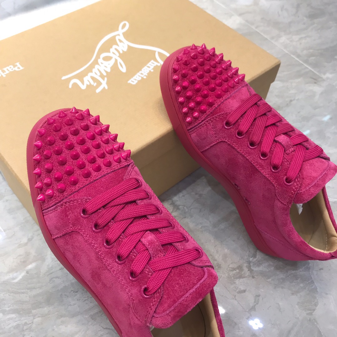 Christian Louboutin Louis Junior Spikes Orlato Flat Sneakers 67 - vstockx